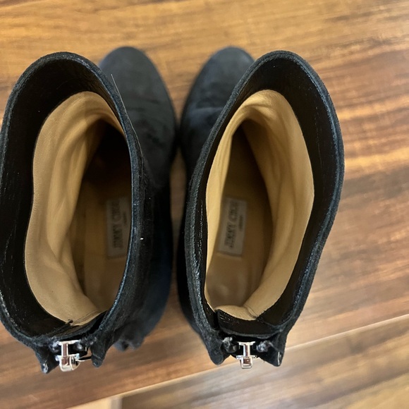 Jimmy Choo Black Suede Ankle Boots. Size 37/7 - Picture 3 of 7